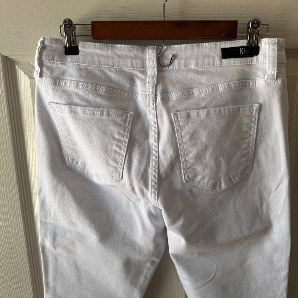 Kut from the Kloth Connie High Rise Ankle Super Skinny Jean‎ Size 8 Optic White - Picture 8 of 9